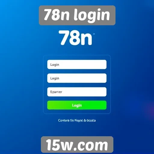 Acessibilidade do 78n login para novos usuários