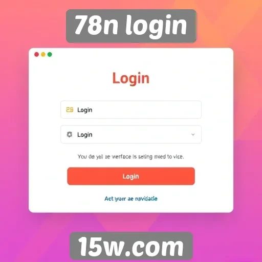 Novidades na interface do 78n login